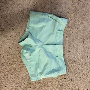 MINT GREEN FRANCESCAS SHORTS